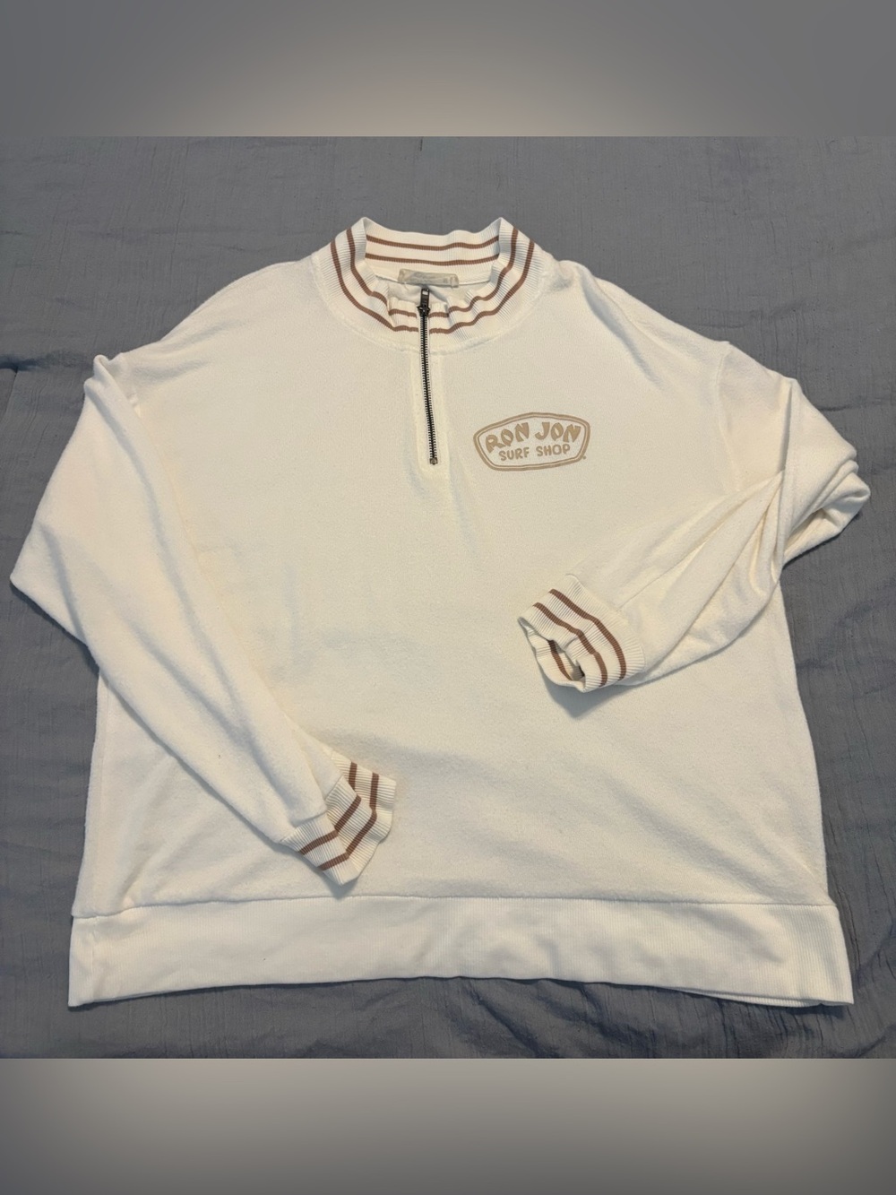 Ron Jon Surf Shop 3/4 zip sweater